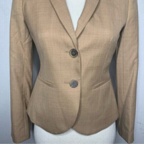 J. Crew Tan Wool Single Breasted Blazer - Picture 6 of 13